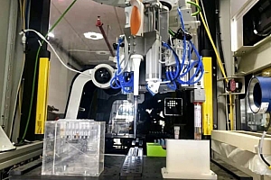 机器人在没有人参与的情况下完成病毒检测工作