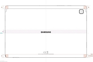 三星Galaxy Tab A7平板电脑设计图疑似曝光