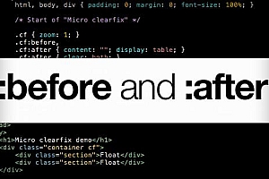:after/::after和:before/::before的有何不同