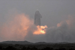 SpaceX火箭第五次飞行测试成功降落