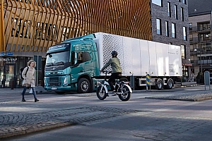 沃尔沃卡车制作电动卡车的专属声效保障行人