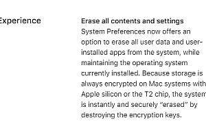 macOS Monterey 系统可一键重置电脑,无需重装系统