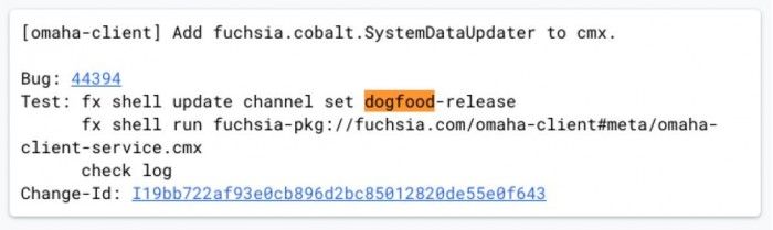 Google 员工对Fuchsia 系统进行更广泛的测试