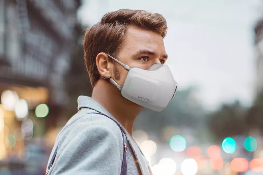 LG推出了可穿戴式空气净化器