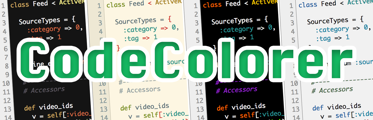WordPresss CodeColorer 插件设置长代码自动换行