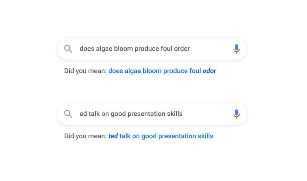 Google搜索引入了人工智能，字符拼写错误仍然可以找到结果